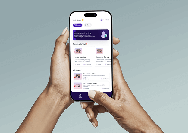 Survey54 App on Phone