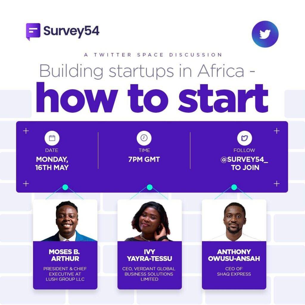 Twitter Space Convos 8.0: Building Startups in Africa – How to Start
