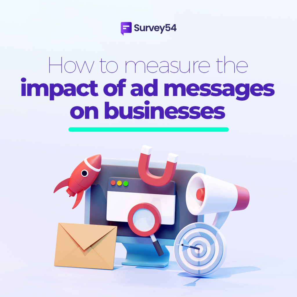 Measuring the impact of Ad messages on businesses