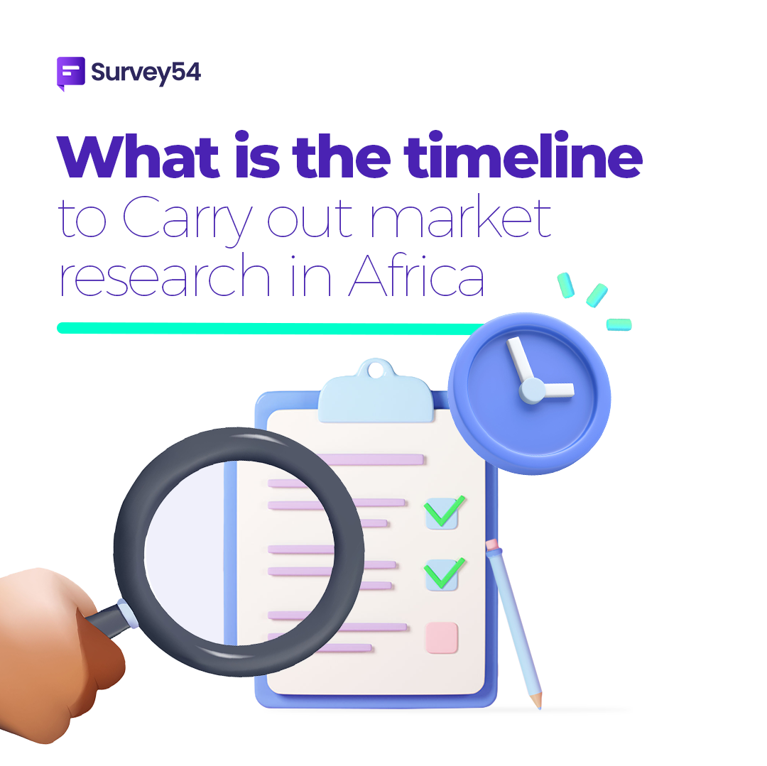 What is the timeline to conduct market research in Africa