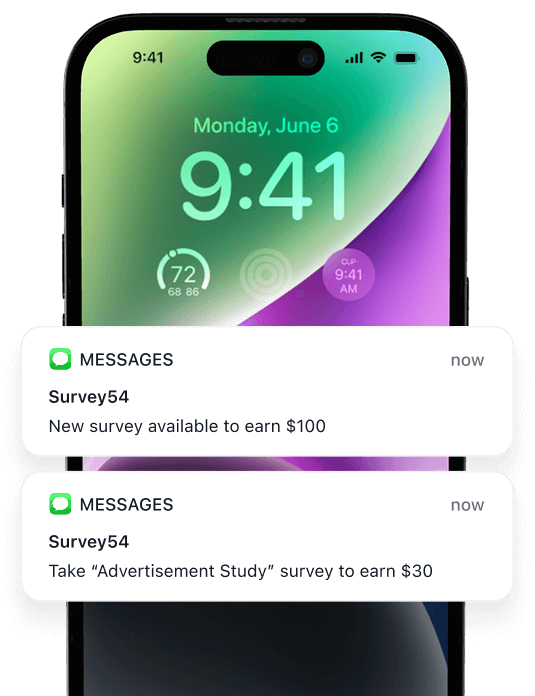 SMS Notification Mockup